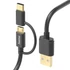 Hama 201533 FIC E3 micro USB/USB Type-C, 2in1, 1m adatkábel