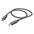 Hama 201589 FIC E3 USB 2.0 Type-C/Type-C (480mbps) 1,0m, fekete adatkábel