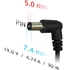 Akyga AK-ND-04 19V/4,74A/90W 7,4x5mm notebook hálózati töltő