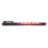 Alkoholos marker, OHP, 1 mm, EDDING "143 B", piros
