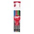 Alkoholos marker készlet, OHP, 0,5 mm, F, ICO, 4 különböző szín