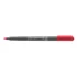 Alkoholos marker, OHP, 1-1,5 mm, M, ICO, piros