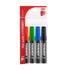 Alkoholos marker készlet, 1-3 mm, kúpos, ICO "Permanent 11", 4 különböző szín