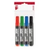 Alkoholos marker készlet, 1-3 mm, kúpos, ICO "Permanent 11 XXL", 4 különböző szín