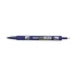 Alkoholos marker, 0,8/2 mm, kétvégű, PILOT "Twin", kék