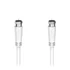 Hama 205064 FIC 90dB F-F 3m fehér antenna kábel
