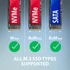 Axagon ADM2-AM USB-A 3.2 Gen2 - 1x NVMe/SATA SSD adapter
