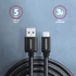 Axagon BUCM3-AM10AB USB-C 3.2 Gen 1 - USB-A 1 m fekete kábel