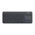 Logitech K400 Plus Touchpad HUN fekete vezeték nélküli billentyűzet