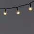 Iris Buborékgömb alakú 23mm/8 programos/6,5m/IPX3 szabványos/meleg fehér/30db LED-es/napelemes fénydekoráció