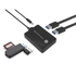 Conceptronic Aktív USB Hub - HUBBIES11BP (4 port, USB3.0, 90cm kábel, fekete)