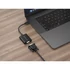 Conceptronic Kábel - ABBY05B (USB-C to HDMI, FullHD/60Hz, aluminium, fekete)