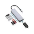 Conceptronic Notebook Dokkoló - DONN02G (Bemenet: USB-C, Kimenet: HDMI+USB-C PD:60W+USB-A+SD/TF, szürke)