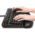 Csuklótámasz billentyűzethez, géltöltésű, gaming billentyűzethez, KENSINGTON "ErgoSoft™", fekete
