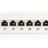 DIGITUS CAT6 24port 19" 1U kompakt szürke árnyékolt Patch Panel