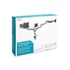 Digitus DA-90363 Universal Triple Monitor Table Mount With Gas Spring And Clamp Mount Silver