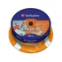 VERBATIM DVDV-16B25PP DVD-R cake box nyomtatható DVD lemez 25db/csomag