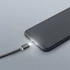 Delight LED fénnyel iPhone Lightning 1m fekete adatkábel