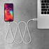 Delight kábel - USB Type-C mágneses adat és töltőkábel, 2A, 1,2m, fehér