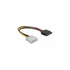 Delock 4 tűs apa (Molex) to SATA HDD (egyenes) hálózati kábel
