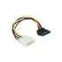 Delock SATA HDD (derékszögű) – 4 tűs apa (Molex) hálózati kábel
