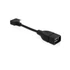 Delock 11cm USB kábel, mikro-B, forgatott - USB2.0-A anya OTG