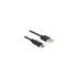Delock 1m USB Type-C 2.0 apa - USB 2.0 A típusú apa fekete kábel