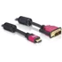 Delock 84342 HDMI-A – DVI-D 1.8m apa/apa átalakító kábel