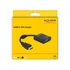 Delock 65512 HDMI apa > VGA anya fekete adapter
