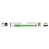 DeLock USB 2.0 Type-A male > 1xSerial RS-232 RJ45 male 1.8m Adapter Green