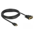 Delock 85654 HDMI - DVI 24+1 kétirányú 2m kábel