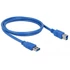 Delock 82580 USB 3.0-A > USB-B apa/apa 1m kék kábel