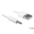 Delock 83182 USB-A apa > sztereó jack 3.5 mm apa 4 pin iPod Shuffle 1 m kábel