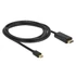 Delock 83699 2 méter High Speed mini Displayport apa > HDMI apa 4K kábel