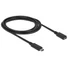 DeLock Extension cable SuperSpeed USB (USB 3.1 Gen 1) USB Type-C male > female 3 A 2m Black