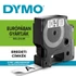 Feliratozógép szalag, 19 mm x 7 m, DYMO "D1", fehér-fekete