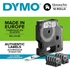 Feliratozógép szalag készlet, 12mm x 7 m, DYMO "D1", fehér-fekete, 10db/doboz