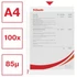 Genotherm, lefűzhető, A4, 85mikron, narancsos felület, ESSELTE "Standard", 100db/cs