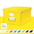 Doboz, A4 méret, LEITZ "Click&Store", sárga