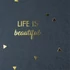 Fotóalbum, spirál, 32x22 cm, 25 lap, EXACOMPTA "Life", kék