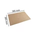 Könyökalátét, karton, 575x375 mm EXACOMPTA, "Eterneco®", barna
