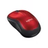 Logitech M185 vezeték nélküli piros notebook egér