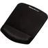 Egéralátét csuklótámasszal, habtöltésű, FELLOWES "PlushTouch™", fekete