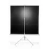 EliteScreens 71" (1:1) mobil háromlábú vászon T71NWS1 (127 x 127 cm, Fehér)
