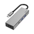 Hama 200107 ezüst USB 3.1 Type-C HUB (2x USB A, 1x USB TYPE-C, HDMI)