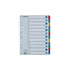 Regiszter, karton, A4, 1-12, ESSELTE "Mylar"