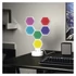Emos GoSmart Hexagon fehér, 6 részből álló, RGBIC dimmelhető, WiFi LED asztali lámpa