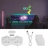 Emos GoSmart Hexagon fehér, 6 részből álló, RGBIC dimmelhető, WiFi LED asztali lámpa