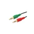 Audio elosztó kábel, 13 cm, 1 bemenet/2 kimenet, EQUIP