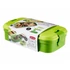 Ételtartó, evőeszközzel, CURVER "Lunch&Go", zöld